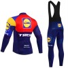 Fietskleding (Fietsshirt Lange Mouw + Lange Koersbroek) 2025 Lidl-Trek - Blauw